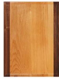 Red Alder & Walnut Plaque — 8 × 10 inches