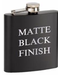 Tahoe 6 oz Flask — Matte black